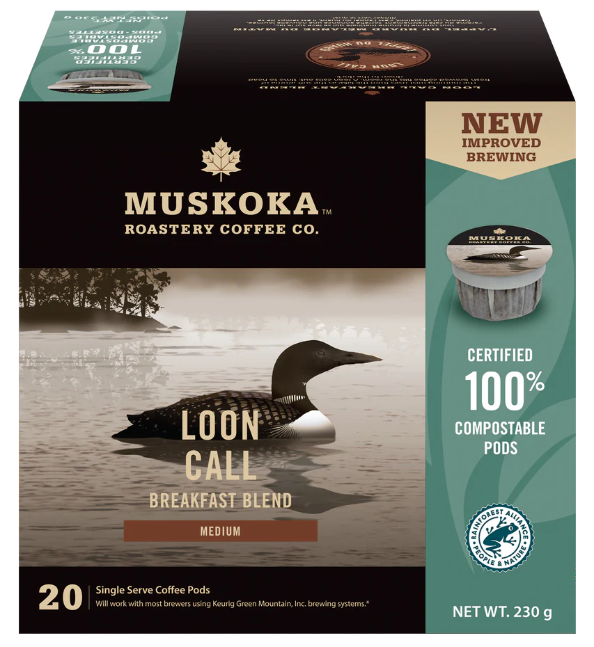 Muskoka Roastery Loon Call Breakfast Blend 20 Pack