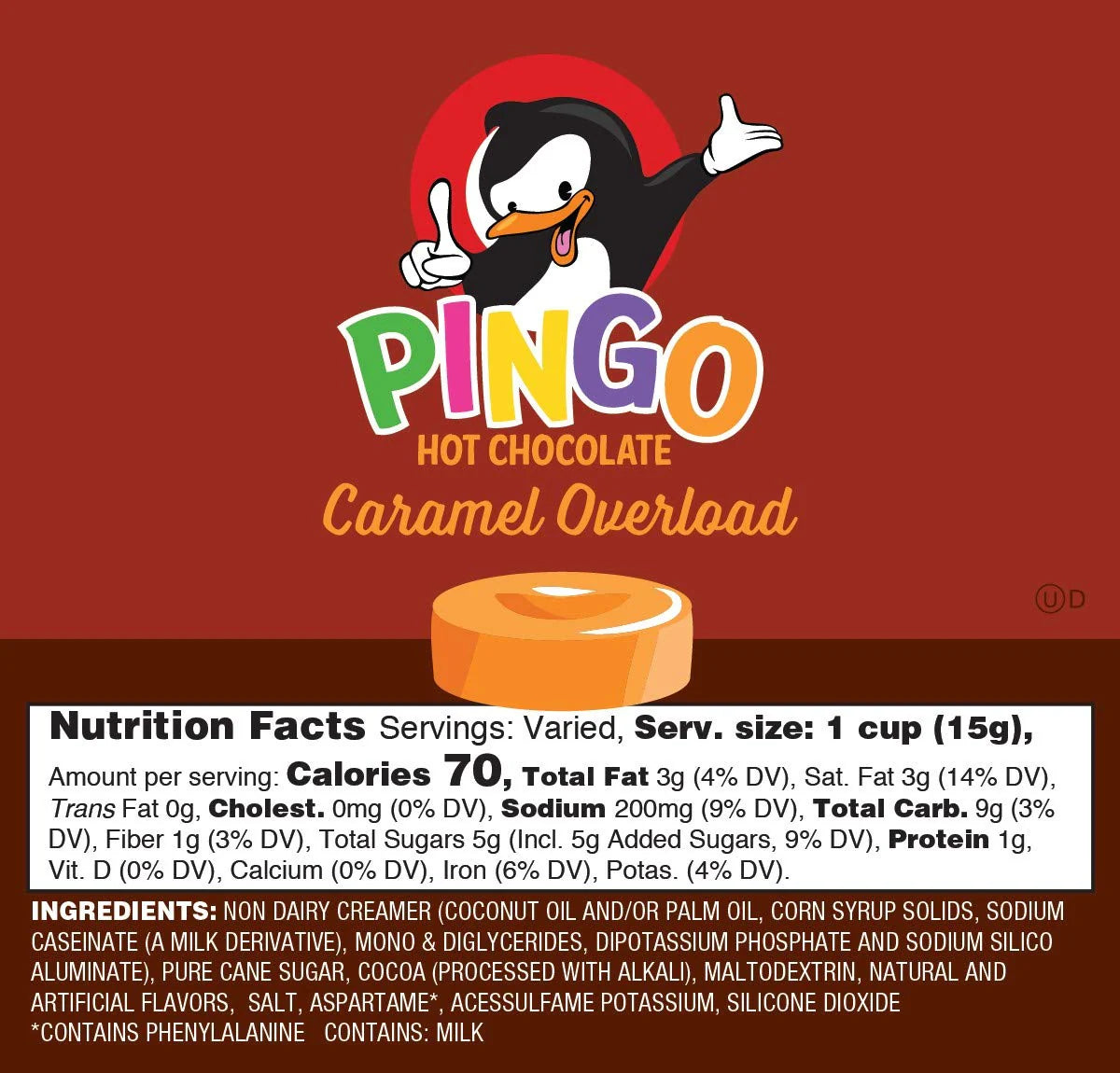 Pingo Caramel Overload Hot Chocolate 40 Pack