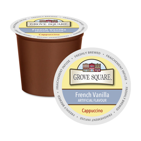 Grove square french vanilla cappuccino k cups hotsell