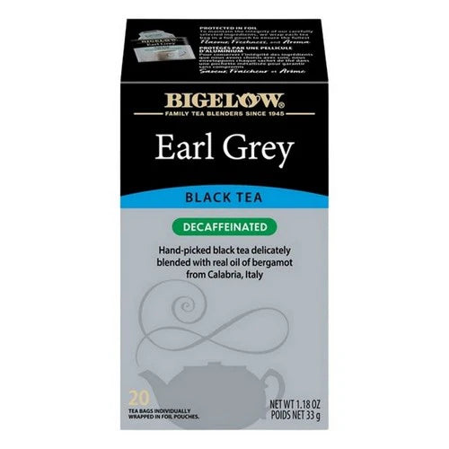 Bigelow Earl Grey Black Tea Decaf 28 Pack