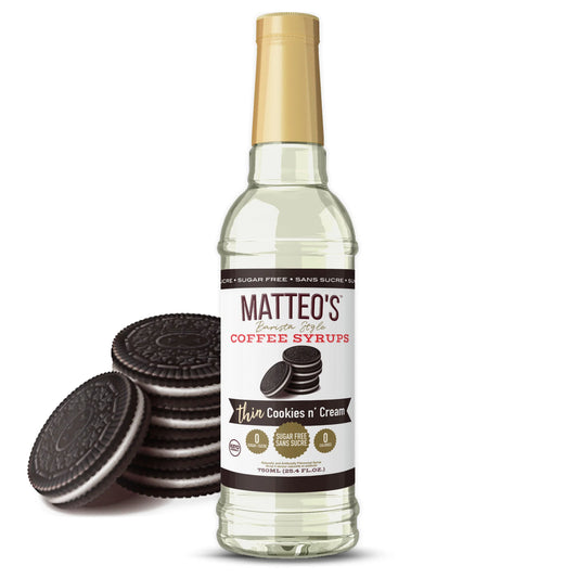 Matteo's Cookies & Cream Sugar Free Syrup 750ml