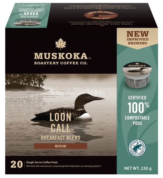 Muskoka Roastery Loon Call Breakfast Blend 20 Pack