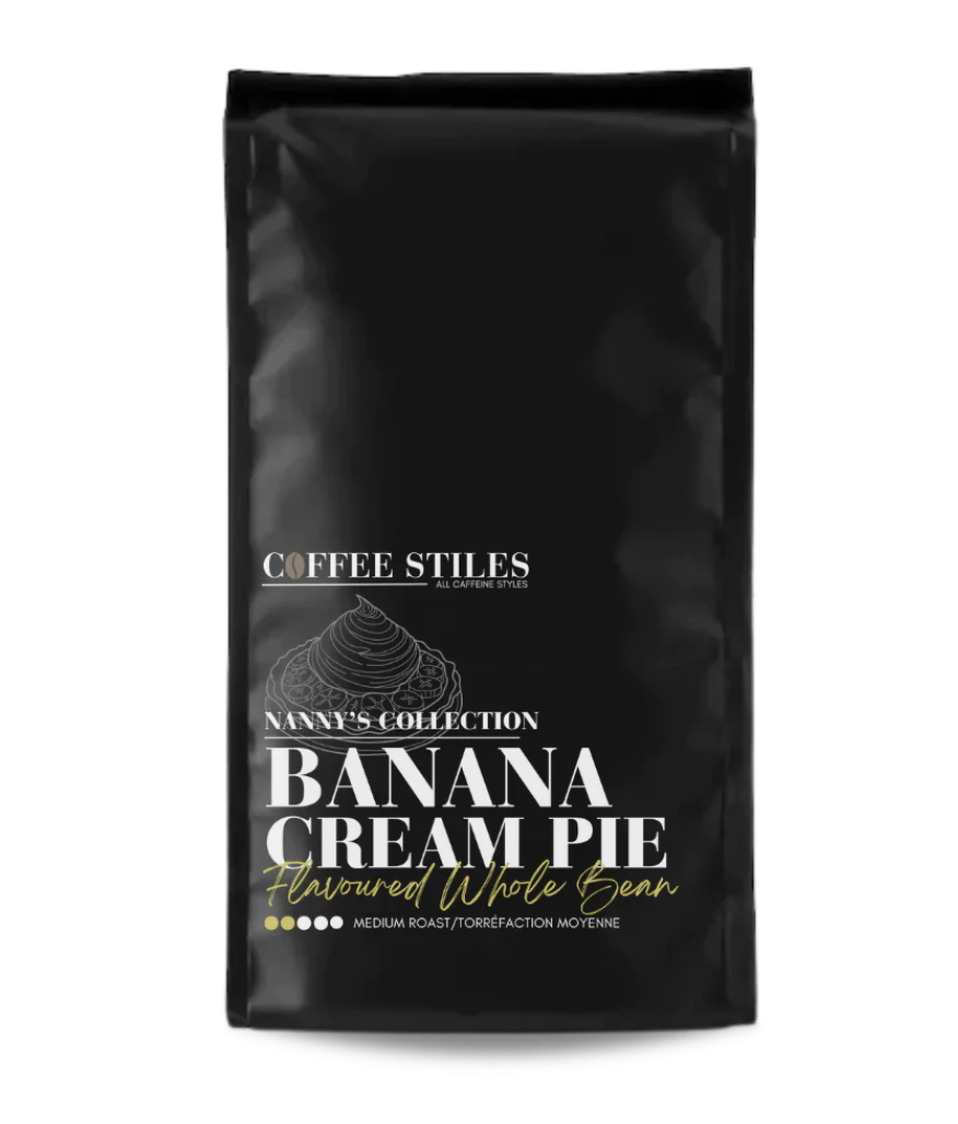 Coffee Stiles Nanny's Banana Cream Pie Whole Bean 1lb