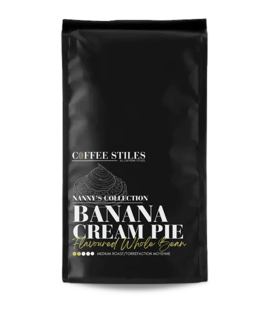 Coffee Stiles Nanny's Banana Cream Pie Whole Bean 1lb