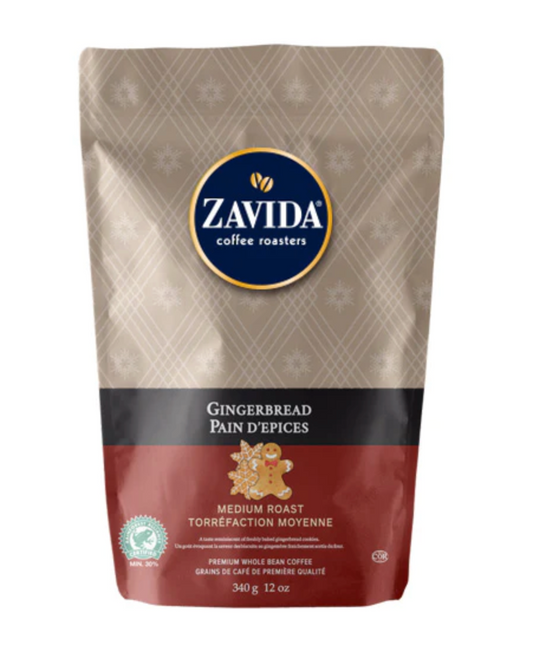 Zavida Whole Bean Gingerbread 12oz Flavored Coffee