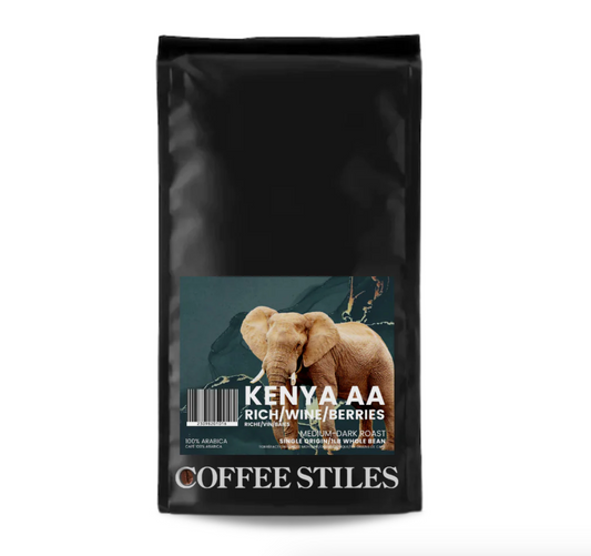 Coffee Stiles Kenya AA Whole Bean 1lb