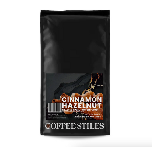 Coffee Stiles Cinnamon Hazelnut Whole Bean 1lb