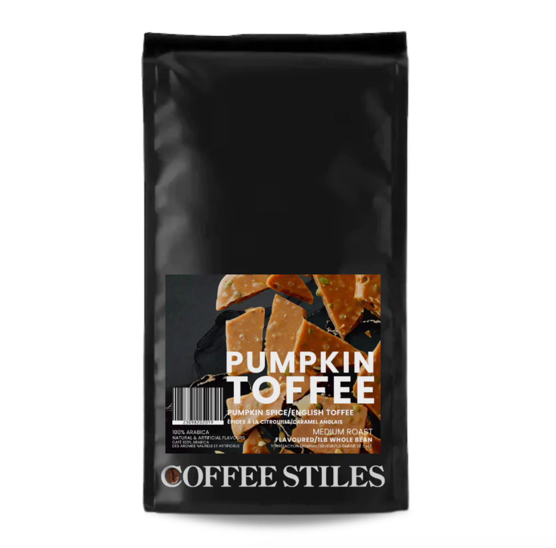 Coffee Stiles Pumpkin Toffee Whole Bean 1lb