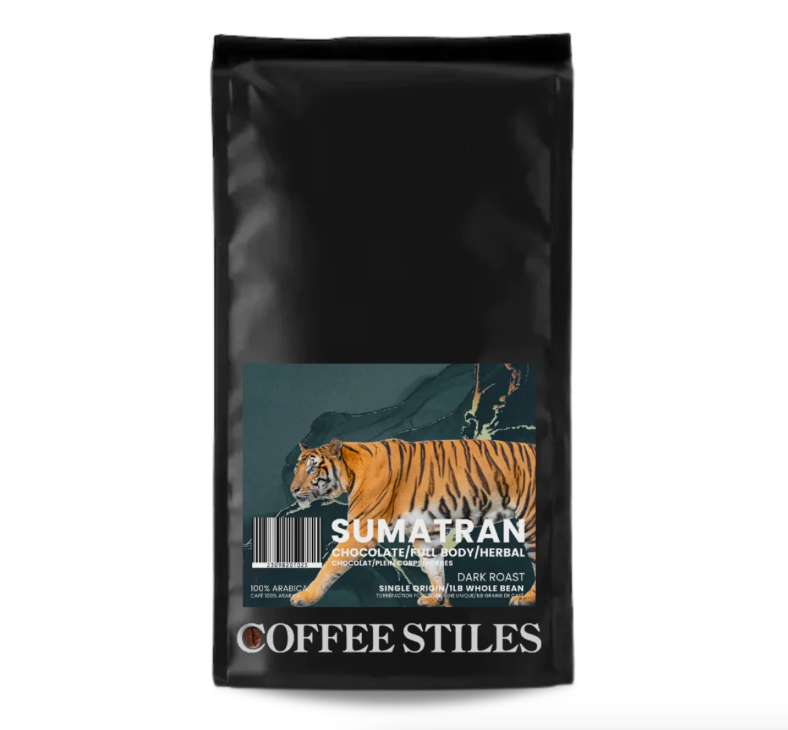 Coffee Stiles Sumatran Whole Bean 1lb