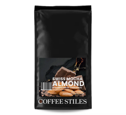 Coffee Stiles Swiss Mocha Almond Whole Bean 1lb