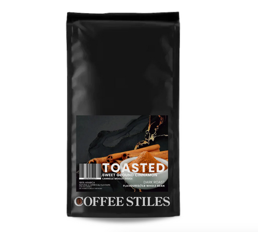 Coffee Stiles Toasted Cinnamon Whole Bean 1lb