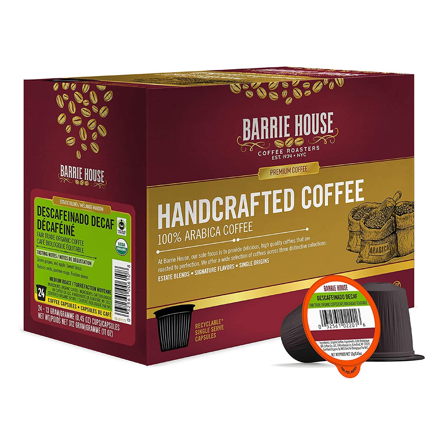 Barrie House Decafeinado FTO 24 Pack