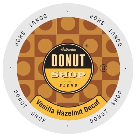 Authentic Donut Shop Decaf Vanilla Hazelnut 24 Pack