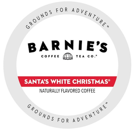 Barnie's Coffee Santa's White Christmas 24 Pack