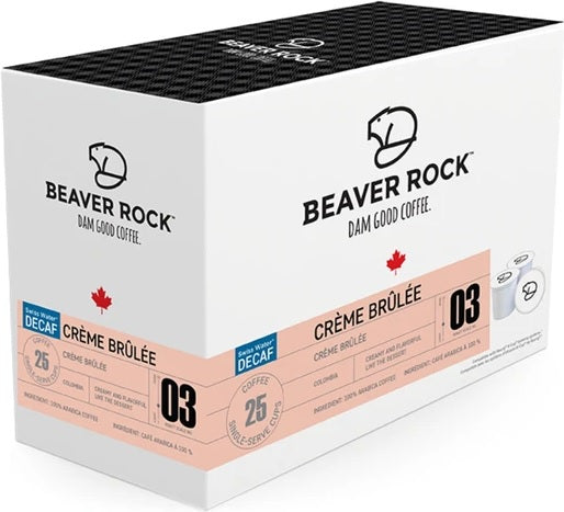 Beaver Rock Creme Brulee Decaf 25 Pack