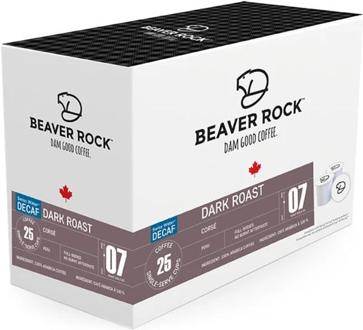 Beaver Rock Dark Roast Decaf 25 Pack