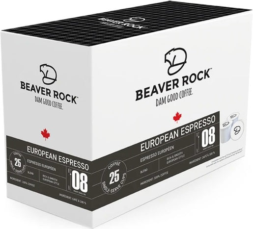 Beaver Rock European Espresso Roast 25 Pack