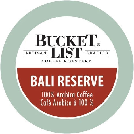 Bucket List Coffee Bali Reserve 24 Pack