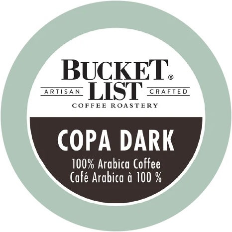 Bucket List Coffee Copa Dark Roast 24 Pack