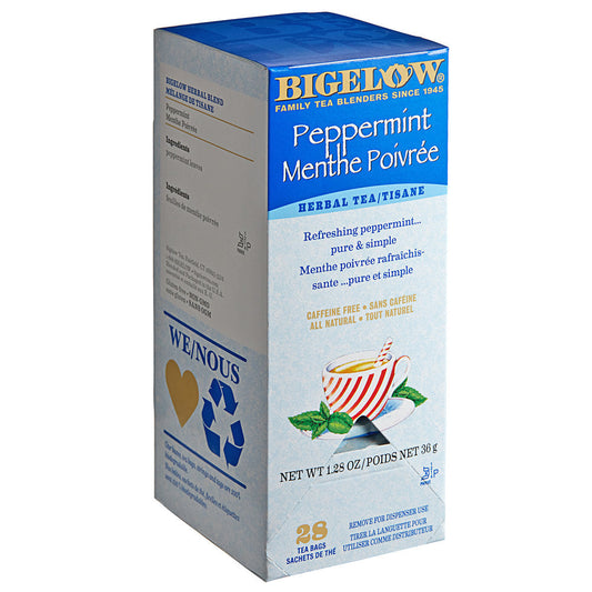 Bigelow Peppermint Herbal Tea 28 Pack