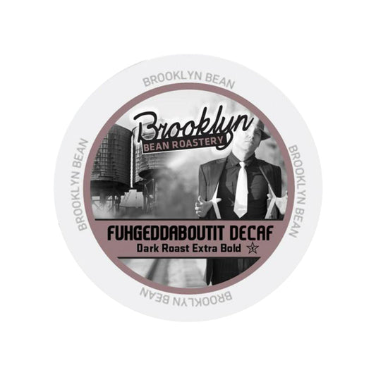 Brooklyn Bean Decaf Fuggedaboutit Dark Roast 40 Pack