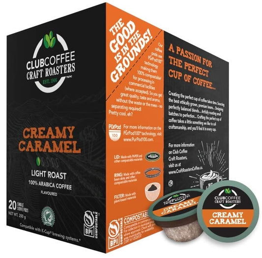 Club Coffee Creamy Caramel 20 Pack