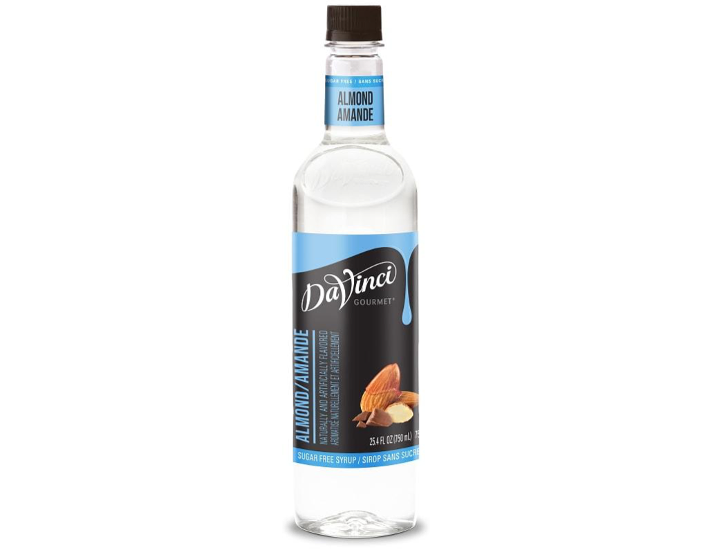 Da Vinci Almond Sugar Free 750ml