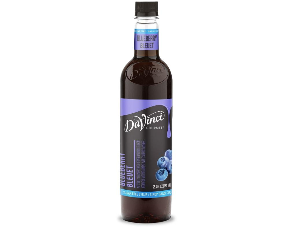 Da Vinci Blueberry Sugar Free 750ml