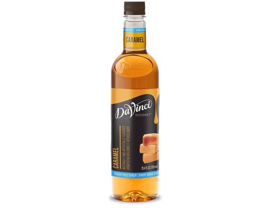 Da Vinci Caramel Sugar Free 750ml