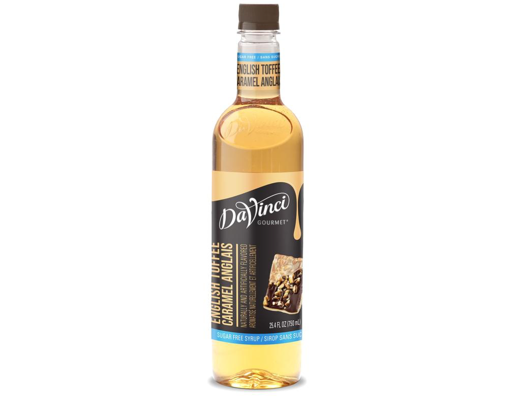 Da Vinci English Toffee Sugar Free 750ml