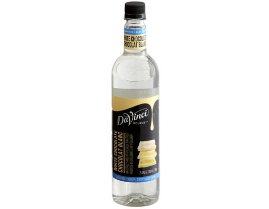 Da Vinci White Chocolate Sugar Free 750ml