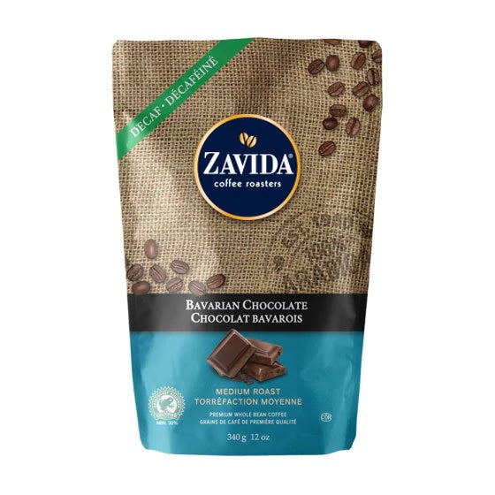 Zavida Whole Bean Decaf Bavarian Chocolate 12oz Coffee