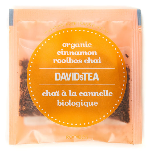 David's Tea Cinnamon Rooibos 25 Pack