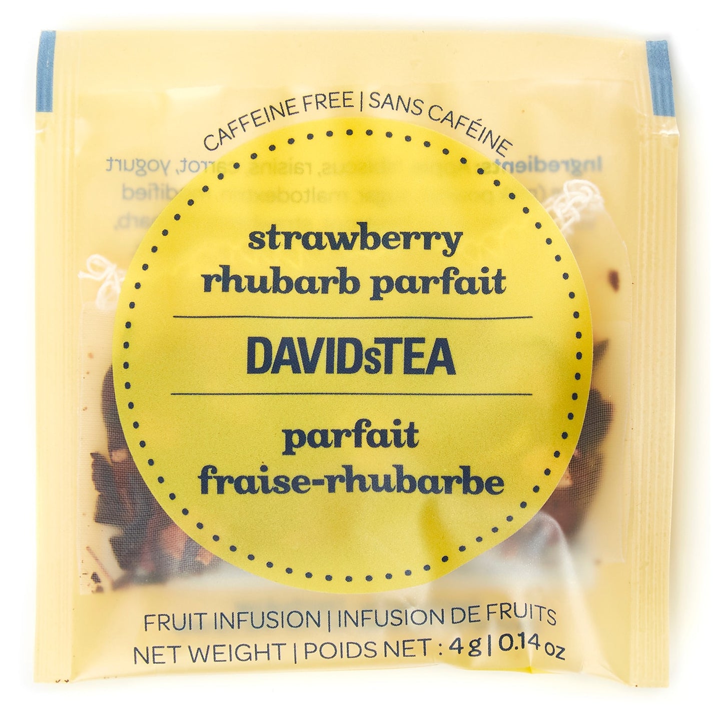 David's Tea Strawberry Rhubarb 25 Pack