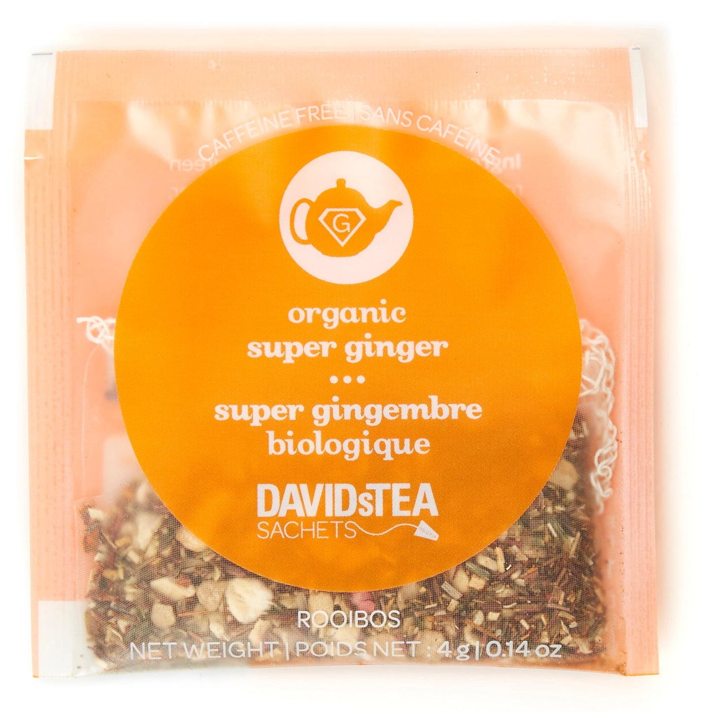 David's Tea Super Ginger 25 Pack