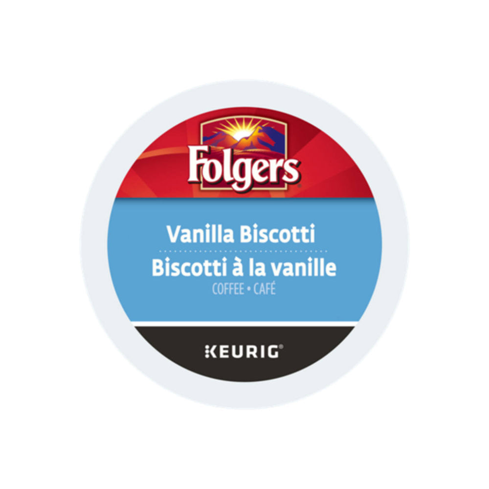Folger's Vanilla Biscotti 24 Pack Crave Coffee