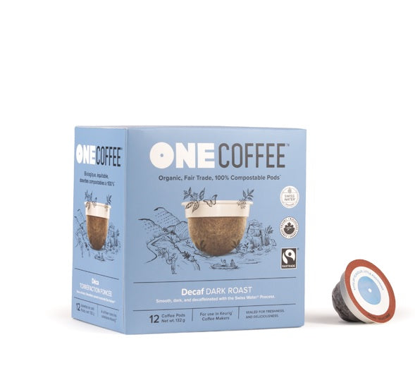 One Coffee Dark Roast Decaf 18 Pack