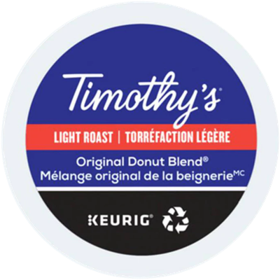 Timothy's® Original Donut Blend 50 Single Pods