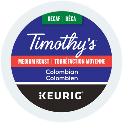 Timothy's® Decaf Colombian 24 Pack