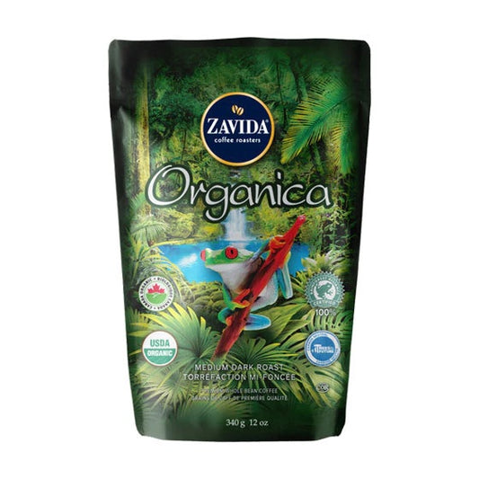 Zavida Whole Bean Organica RFA Medium/Dark Roast 12oz Coffee