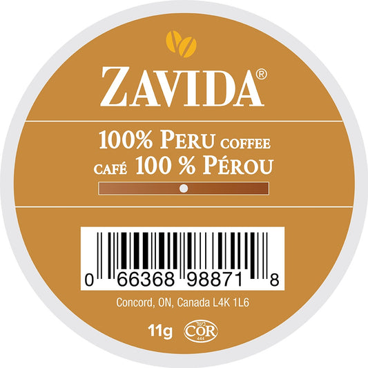 Zavida 100% Peru 24 Pack